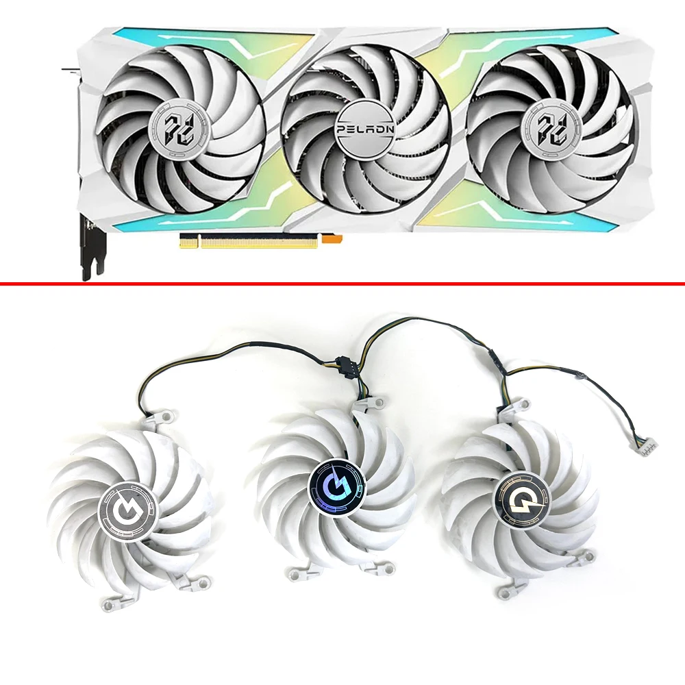 

Cooling Fan 85mm 4pin RTX3080 TI 3070 GPU FAN For PELAND SOYO RTX3080TI 3080 3070 Video Card Fans