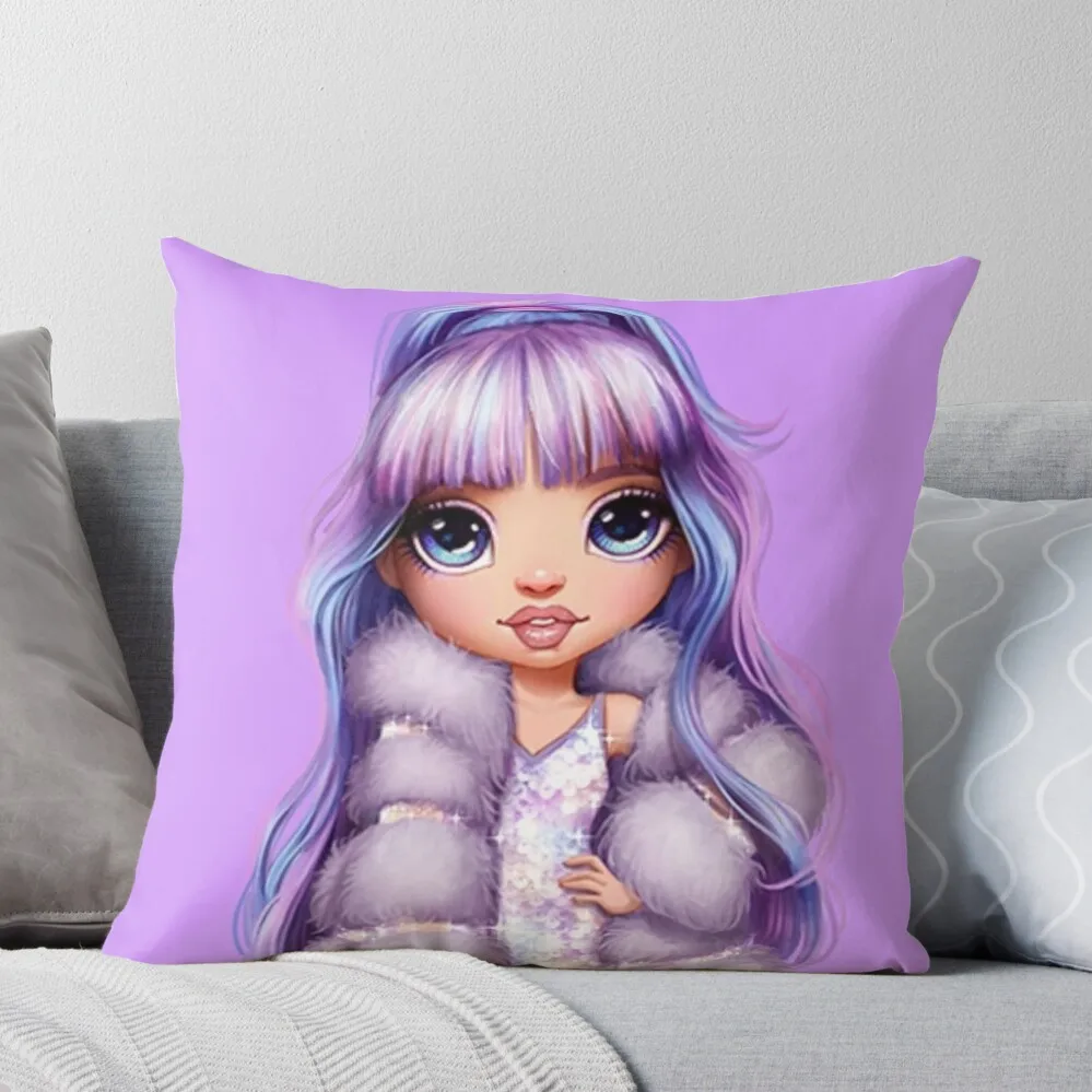 

Rainbow High- Violet Willow Throw Pillow pillowcases for sofa cushions Luxury Sofa Cushions