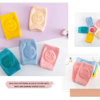 Baby Knee Protector Toddler Infant Short Barrel Leg Warm Socks Crawl Elbow Cushion Baby Sock Elbow Baby Knee Pads 0-3Y 5