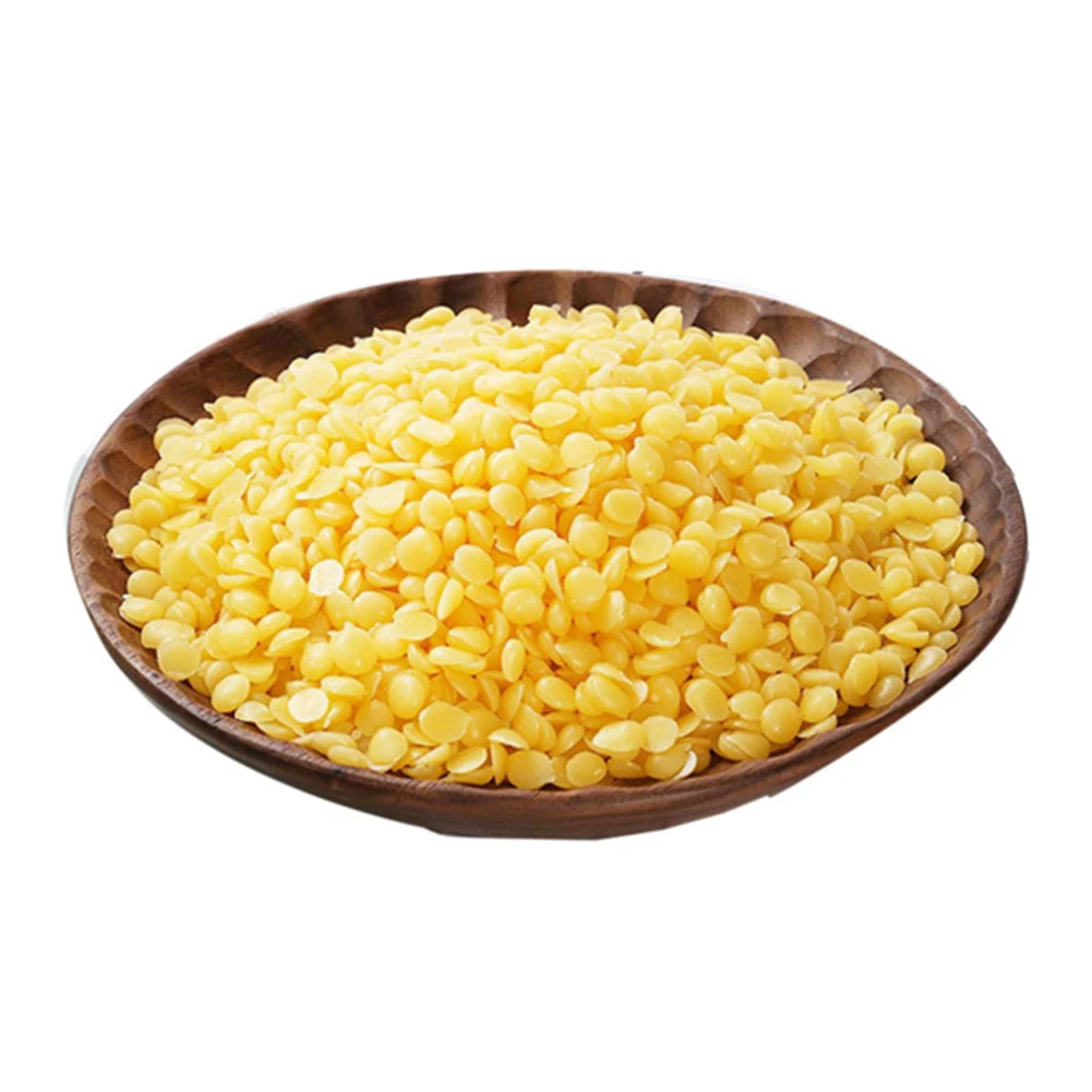 1000g Pure Natural Beeswax No Added Soy Wax DIY Handmade Gift Wax Candle Making Supplies Yellow And White Beeswax