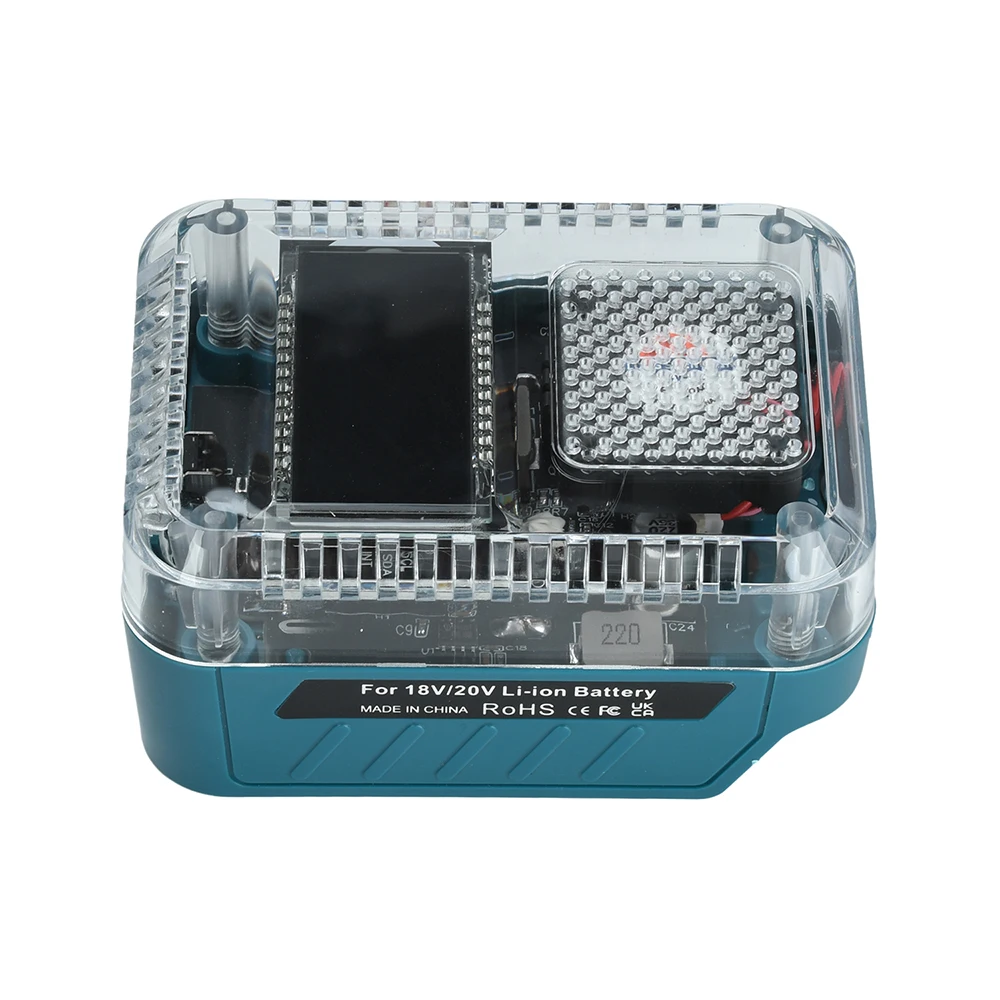 Digital Display Adapter Bidirectional Charging Discharging PD 3.1 140W Type-C Suitable For Makita Lithium-Ion Battery Chargers