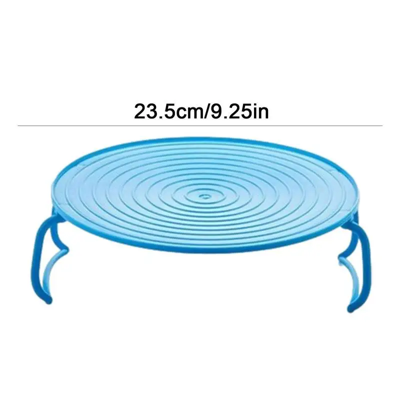 Folding Microwave Tray Oven Bacon Tray Microwave Oven Shelf Multifunction Insulated Heating Tray Rack With Flexible Handles 6