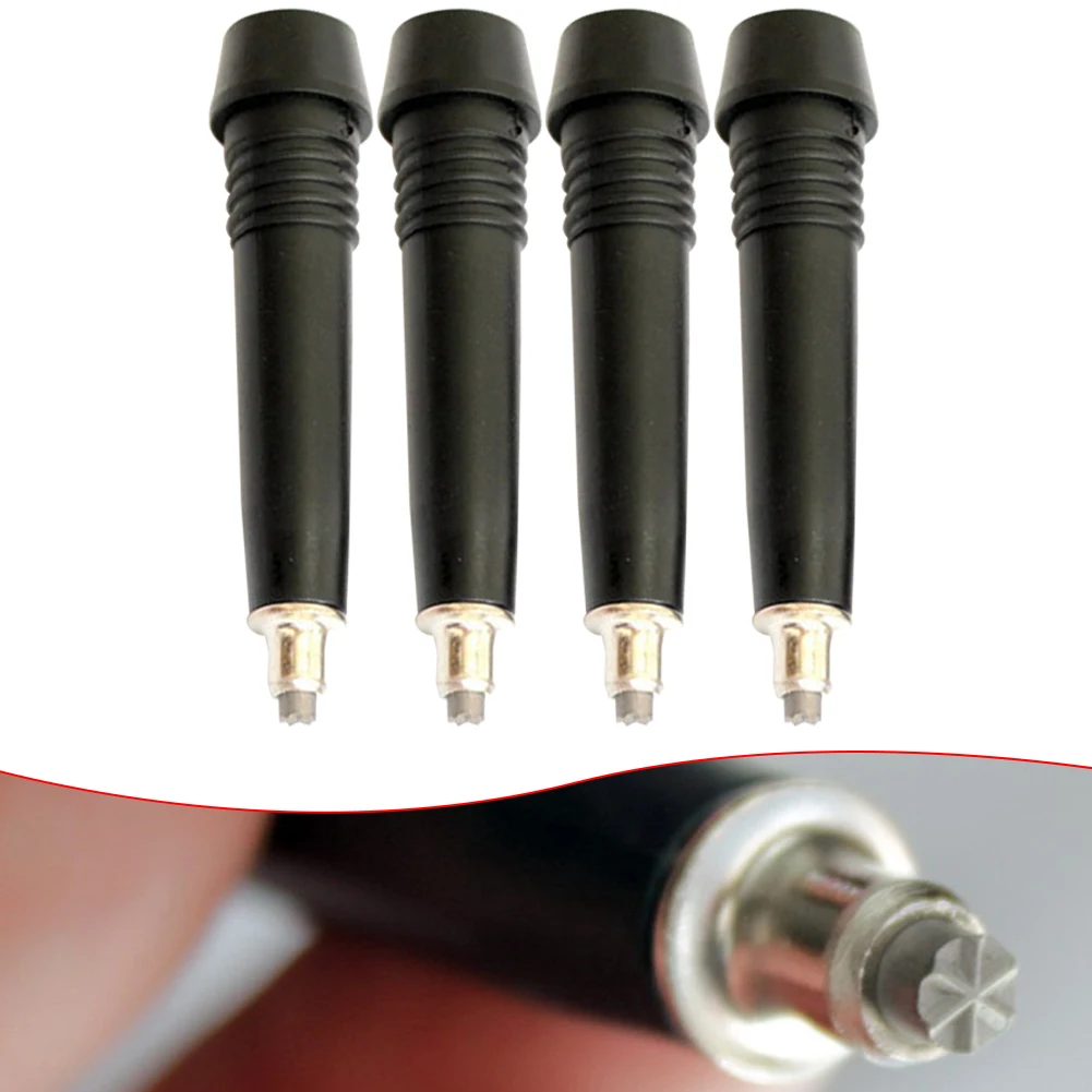 

4pcs Cane Head Tungsten Carbide Tip Trekking Pole Stick Cane Climb Replacement Accesseries 7.7 X 1.5cm Camping Hiking Supplies
