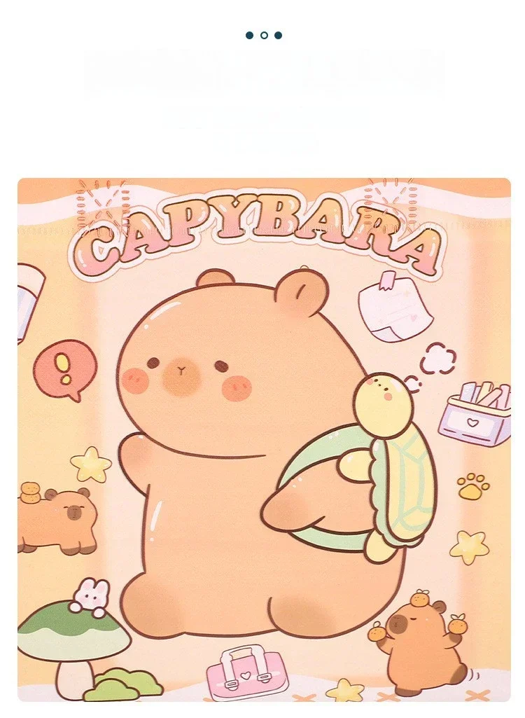Neue Capybara Einkaufstasche aus Vliesstoff, recycelbar, tragbar, Kindergeschenk, Großhandel, Capybara Tragetasche, wasserdicht, große Aufbewahrungstasche – Detail 4