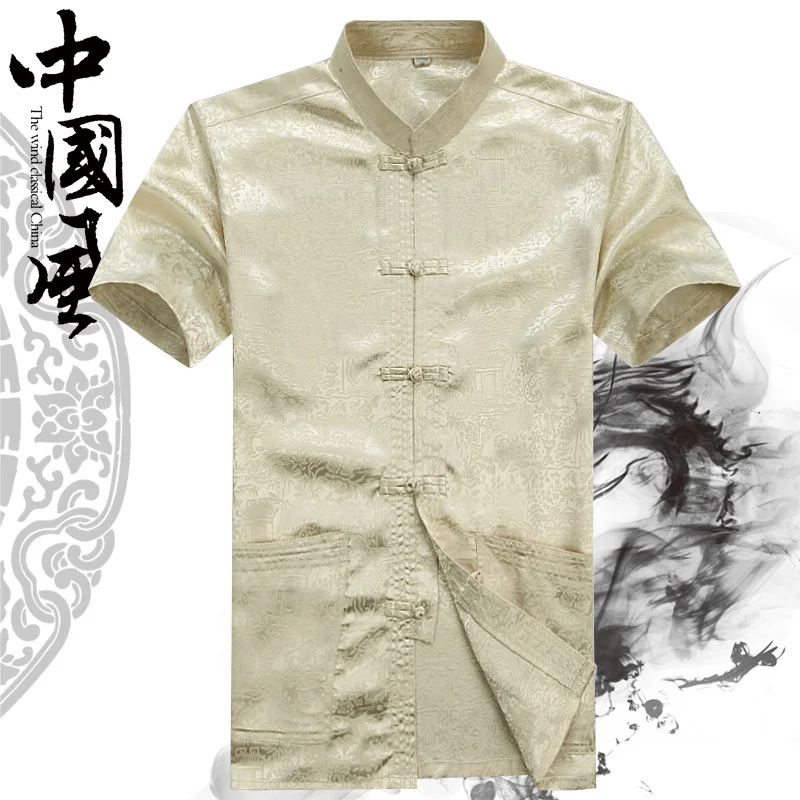 traditional chinese clothing for men style new year shirt clothing Blouse male hanfu men wu tang clan suit kung fu tai chi