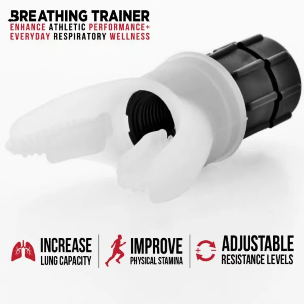Breathing Exercise Device for Lungs with Adjustable Resistances