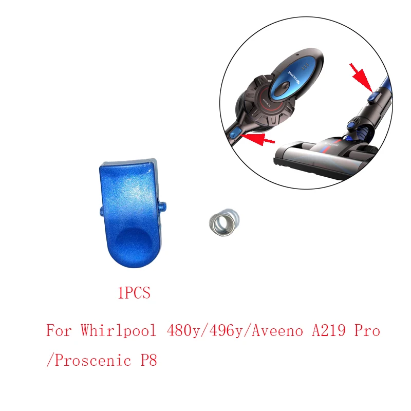 Reparo do Aspirador Botão Shell Balde para Whirlpool 480y 496y Aveeno A219 Pro 1pc Proscenic-p8 Peças de