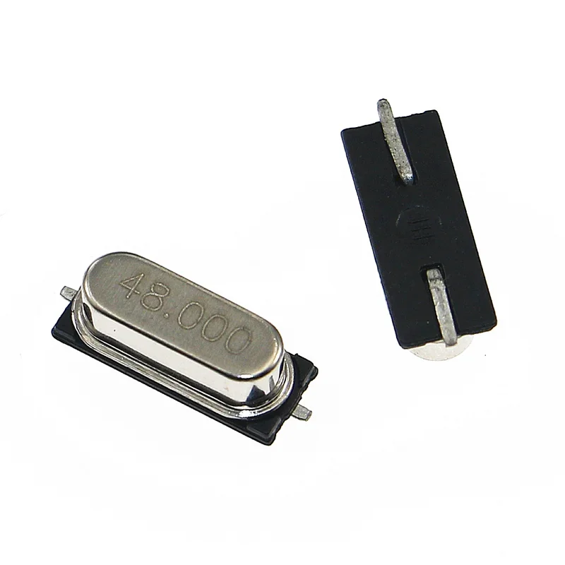 10Values HC-49S Quartz Resonator SMD Oscillator Kit 4MHz 6MHz 8MHz 12MHz 16MHz 24MHz 25MHz 48MHz 2Pin Electronic set