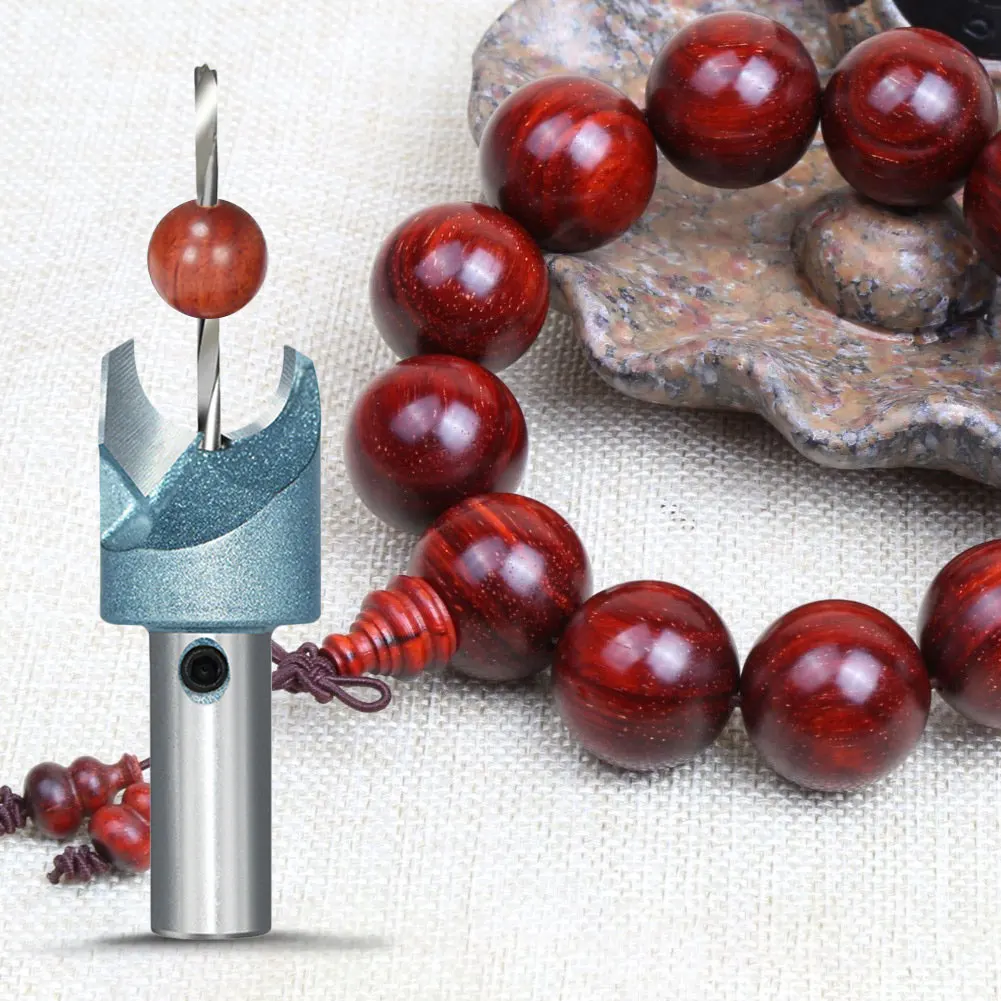

10MM Shank Bead Drill Bits Router Bit Carbide Cutters Woodworking Milling Cutter Buddha Ball Router Bit Beads Hand Tools