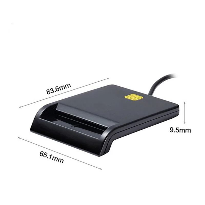 【가격 인하】6X USB 스마트 카드 리더기 은행 카드 IC/ID EMV 카드 리더기 윈도우 7 8 10 리눅스 OS용 고품질 USB-CCID