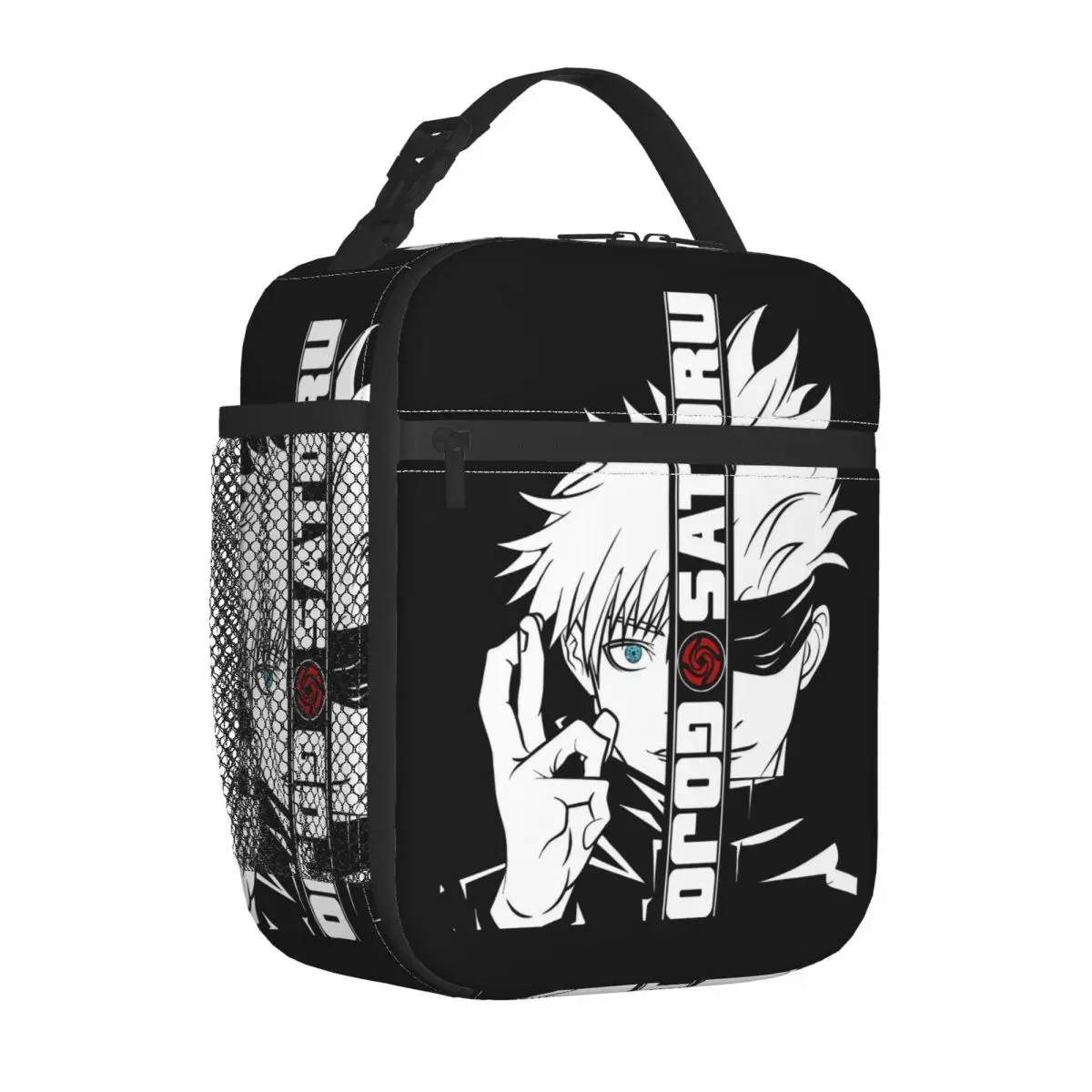 Gojo Satoru JJK Insulated Lunch Bag Cooler Bag Reusable Anime High Capacity Tote Lunch Box Girl Boy Beach Picnic 2