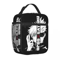 Gojo Satoru JJK Insulated Lunch Bag Cooler Bag Reusable Anime High Capacity Tote Lunch Box Girl Boy Beach Picnic 2