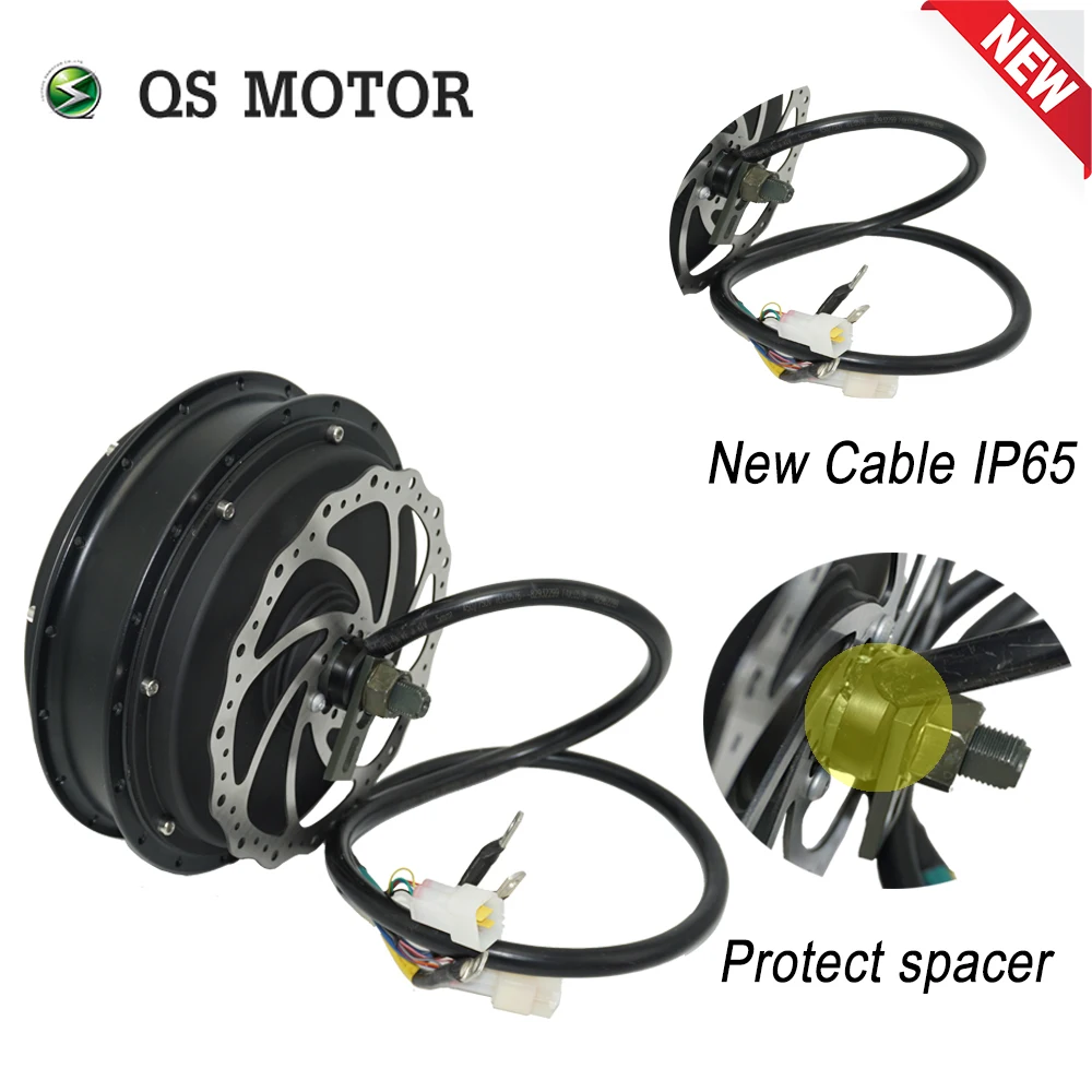 

QS MOTOR 3000W QS205 50H V3TI Electric Spoke Hub Motor 5T 650RPM 150mm Dropout