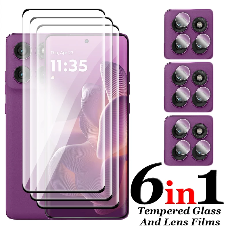 Motorola Edge 60 Vetro Vetro Temperato Curvo Con Colla Completa - Foto 2