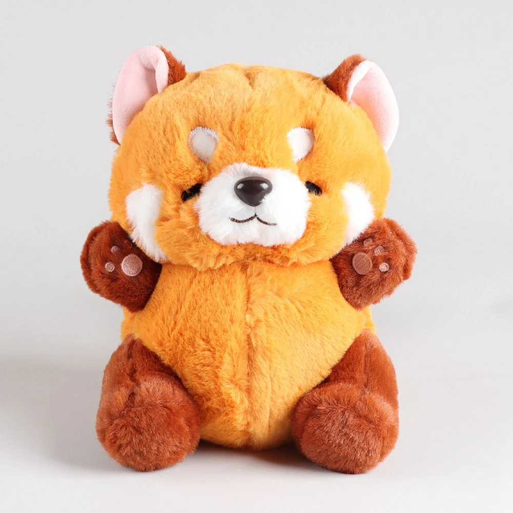 22CM New Exquisite Cartoon Small Raccoon Plush Toy Kawaii Brown Hand Display Animal Doll Festival Gift  Children Birthday Gift animal thermometer digital led display thermometer