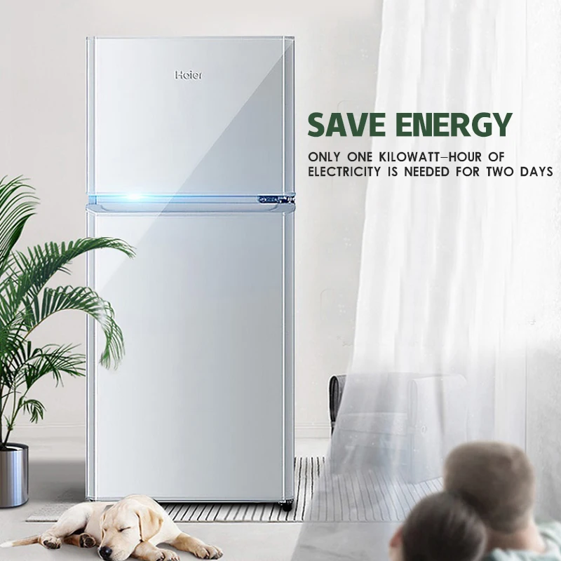 China Supplier Fridge 475*536*1136mm 2 Door Refrigerator Double Door Fridge