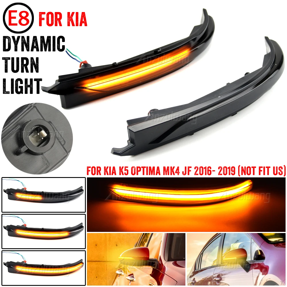 

Rearview Mirror Sequential Flashing Lamp LED Dynamic Turn Signal Light For Kia K5 Optima MK4 JF Blinker Indicator 2016-2020