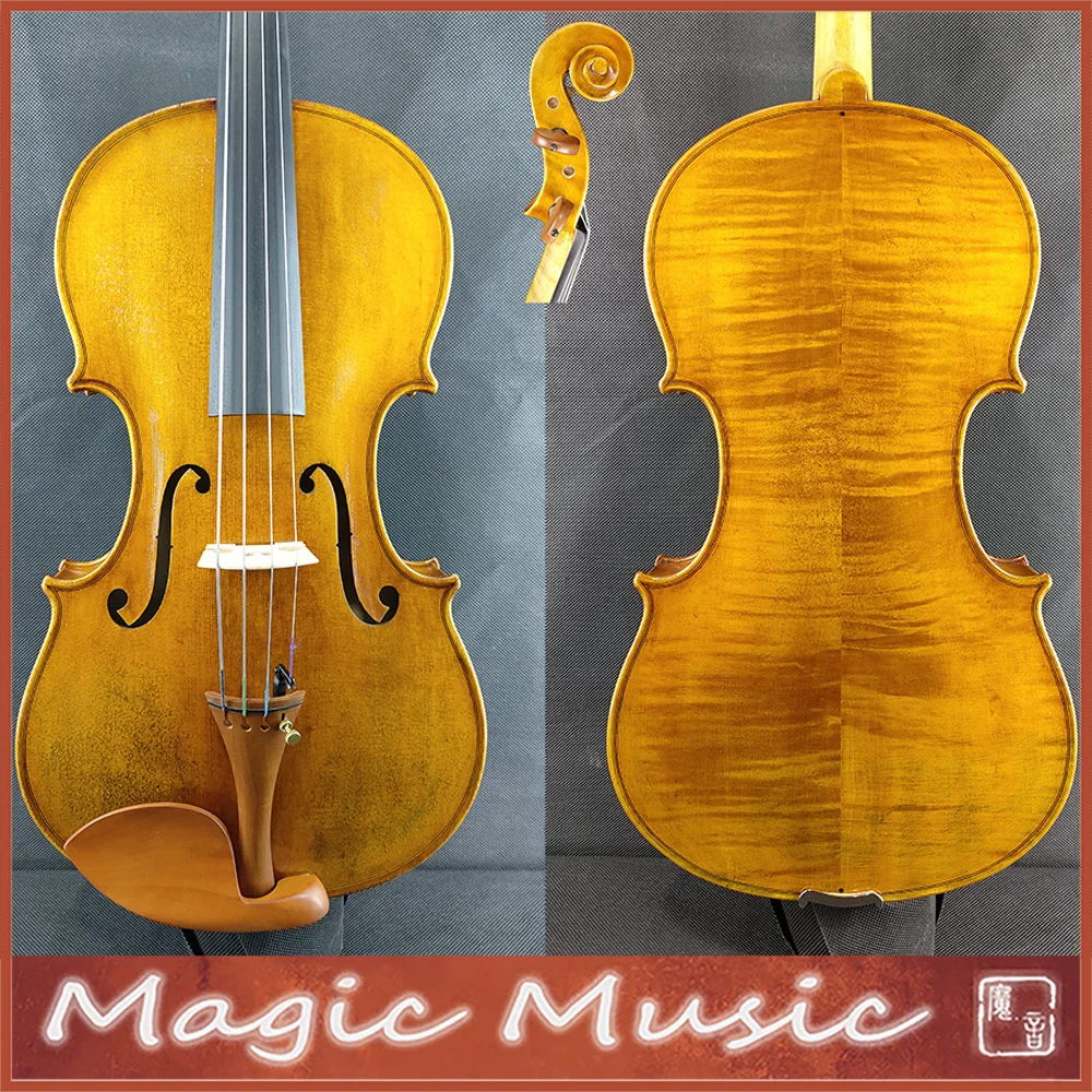SELECTED 50 Years Old Spruce The Harrison Model Amati Viola Size 16.5 inch Professional Handmade Oil Antiqued Varnish