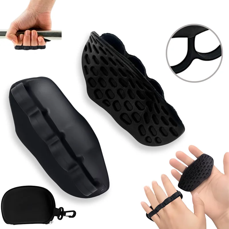Gym Silicone Gymnastics Grip Fingerless Fitness Gloves Grip Strengthener Pull Cross Training Palm Handle Protection hand strengthener finger trainer finger strength trainer forearm exerciser hand grip trainers hand grip exerciser hand exerciser hand trainer