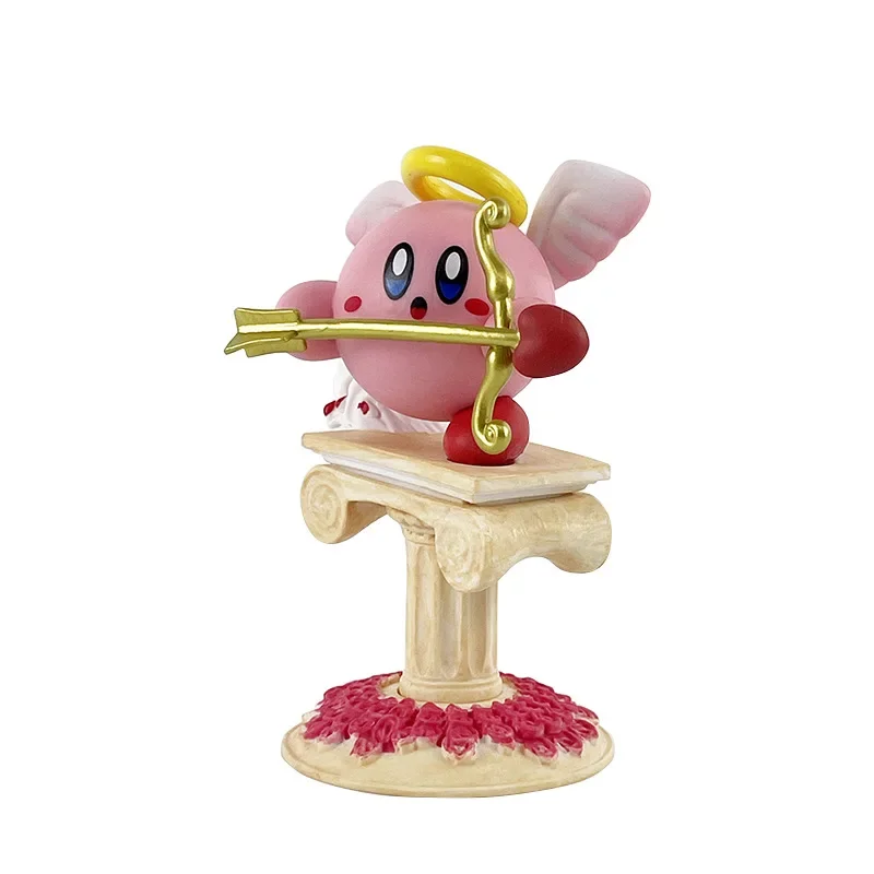 

Angel Cupid Game Cartoon Kirby Action Figures Cute Pink Anime Collect Kirby Model Doll Desktop Toy Girl Christmas Gift Ornaments