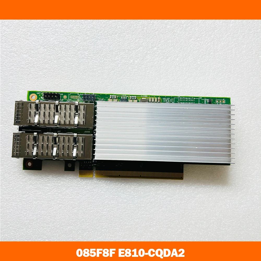 For Intel Dual Port 100G Fiber 10G Network Card For DELL 085F8F E810 CQDA2