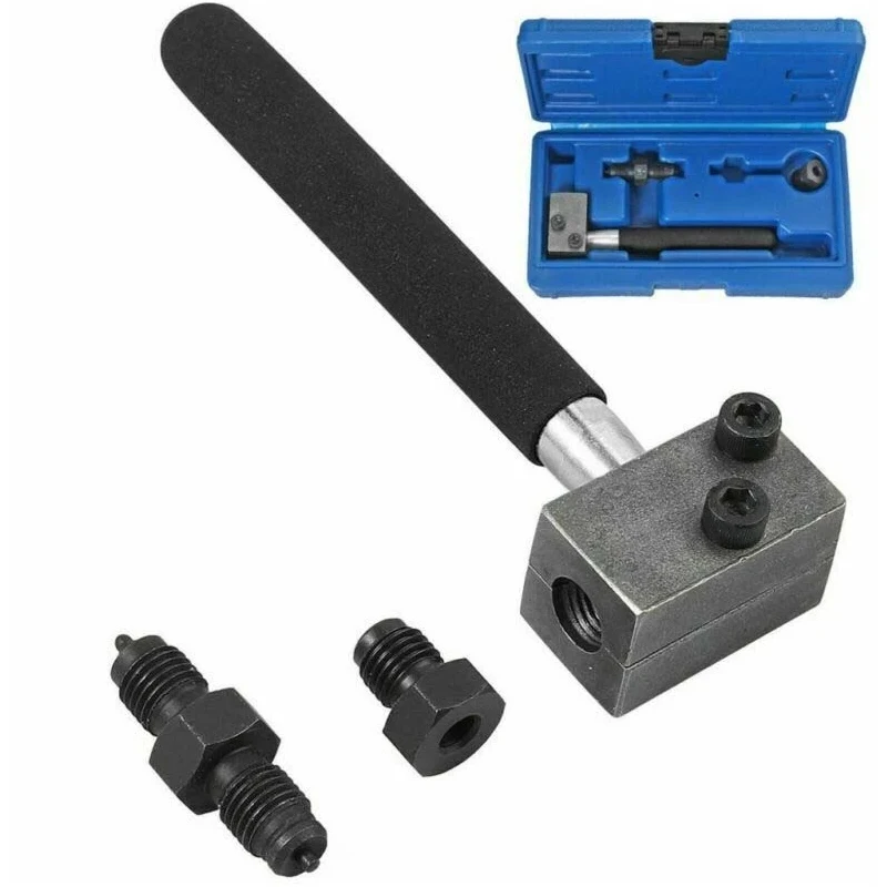 4Pc 3/16" Handheld Brake Pipe F Flaring Tool Set With Box Professional