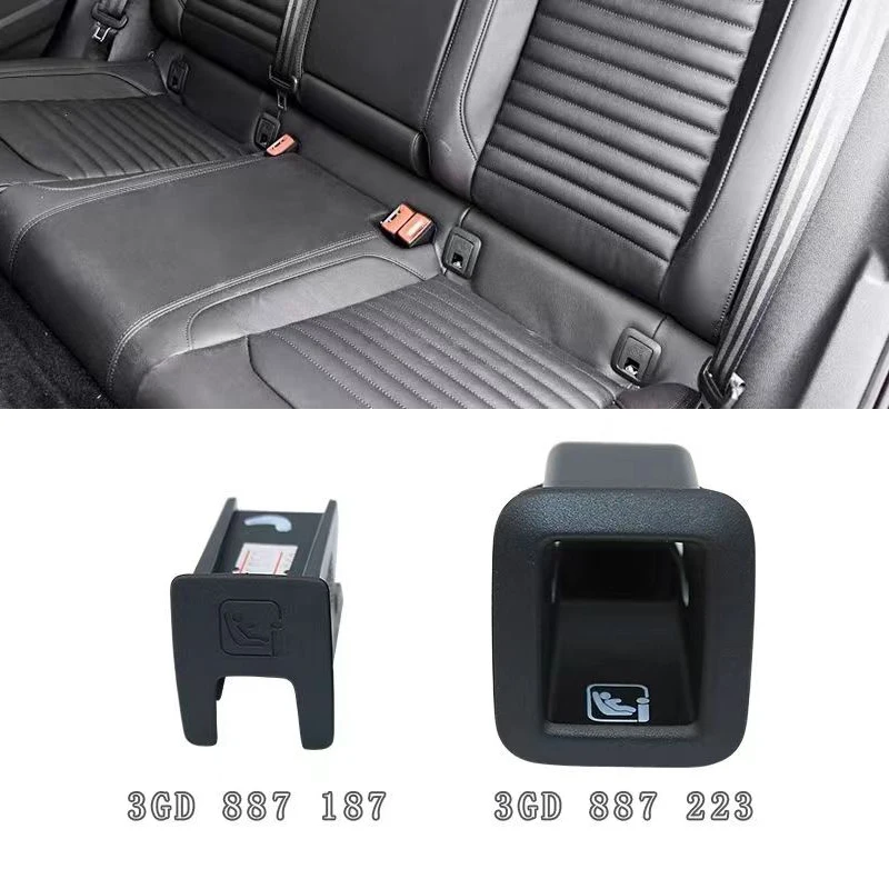 어린이 안전 시트 버클 뒷좌석 클립 걸쇠 ISOFIX 커버, 파사트 b8l 3GD 887 233 3GD 887 187 