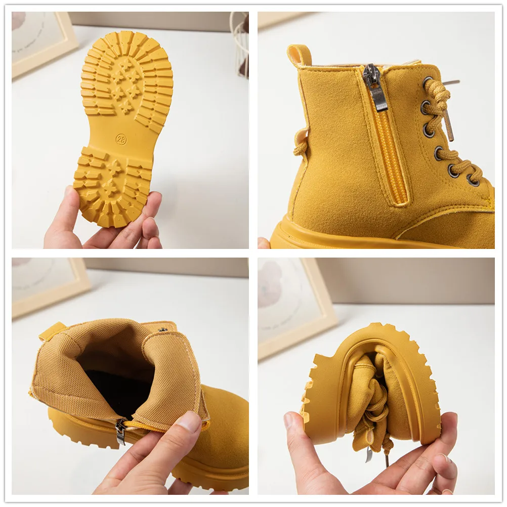 Girls Ankle Boots Soft Sole Pastel Colors Casual Toddler Boots