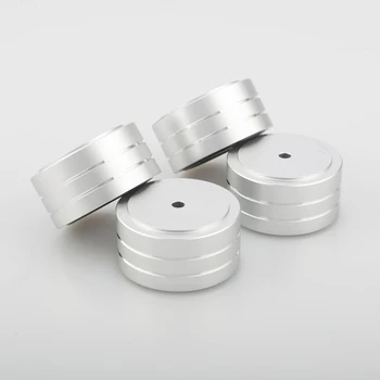 알루미늄 HIFI 앰프 스피커 충격 차단 스탠드 발 패드, 라우드 스피커 오디오, 방진 턴테이블 DAC 발, 40x20mm