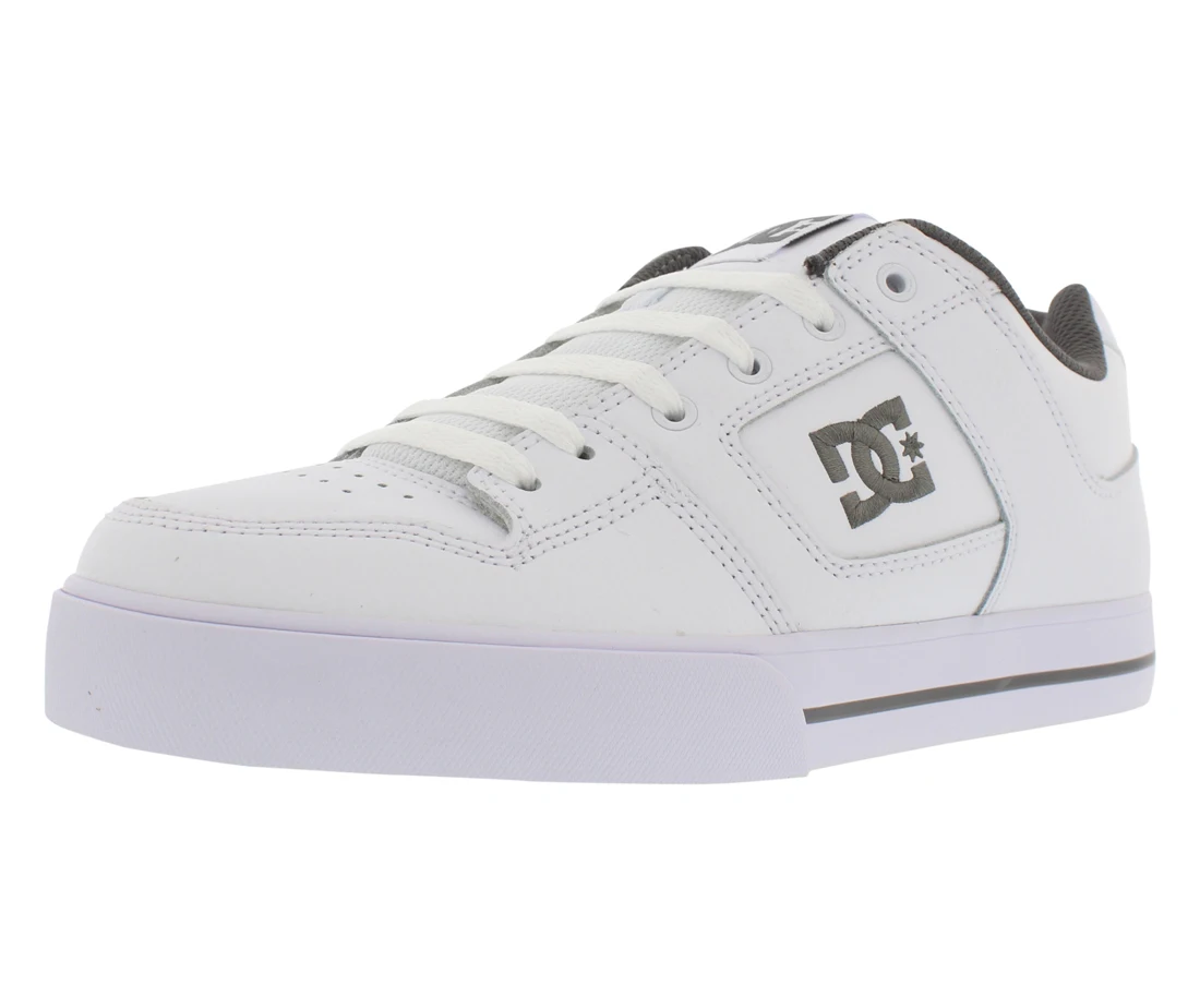 Dc Pure Skateboard Mens Shoes Size 10, Color: White