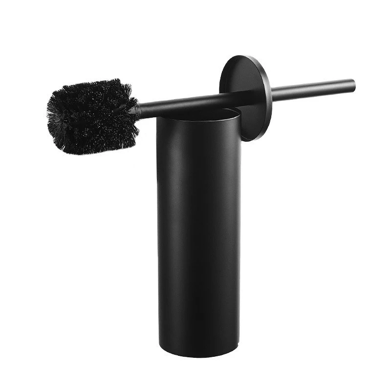 Toilet Brush Metal Shell Floor Type Toilet Brush Holder No Dead Angle Home Cleaning Tools Bathroom Accessories, toilet brush set,toilet brush holder