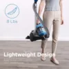 Bagless Canister 2.5L Vacuum Cleaner, Lightweight Vac for Carpets and Hard Floors, NEN110A, Blue 3