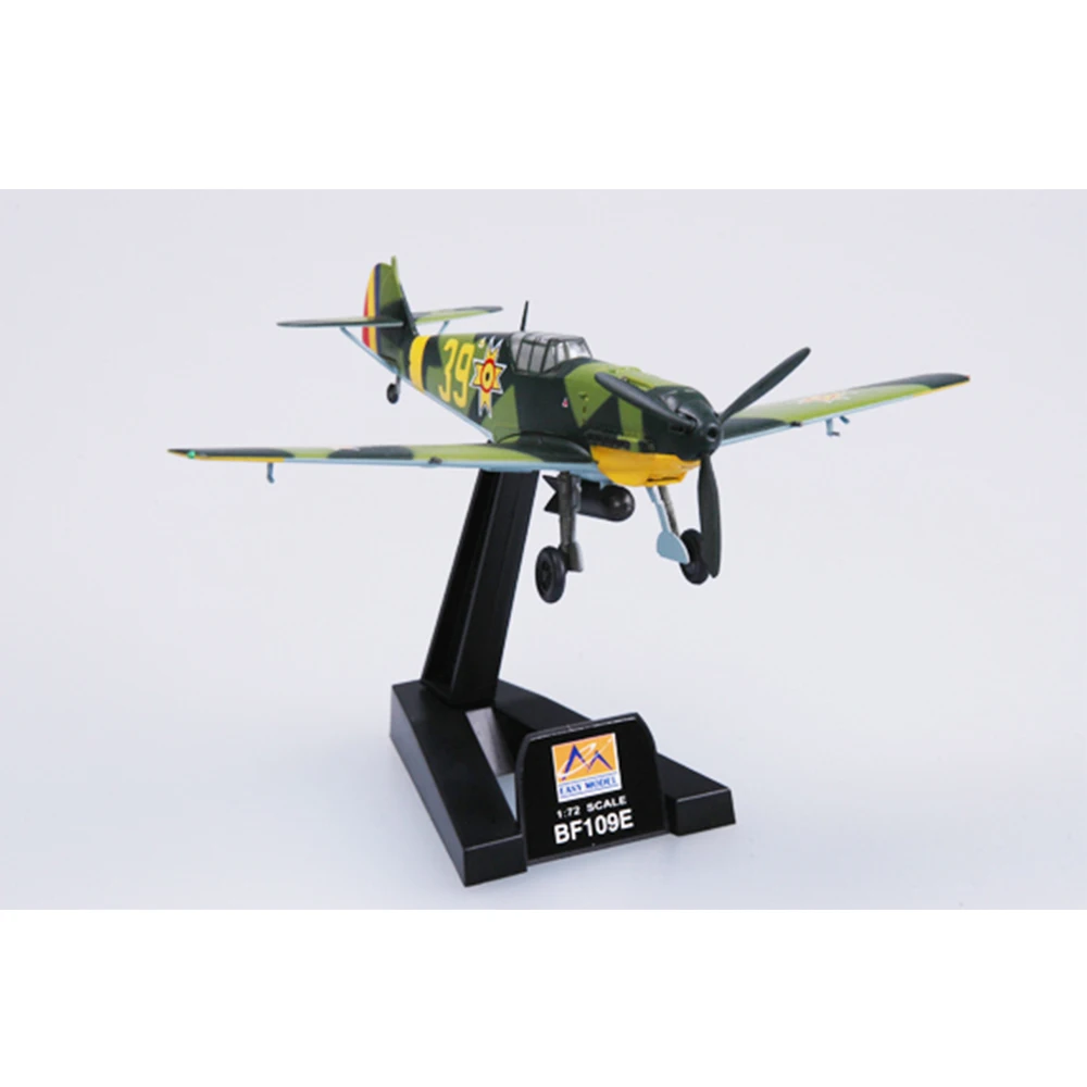 

Easymodel 37285 1/72 BF-109E BF109 Romanian Fighter Bomber Assembled Finished Military Static Plastic Model Collection or Gift