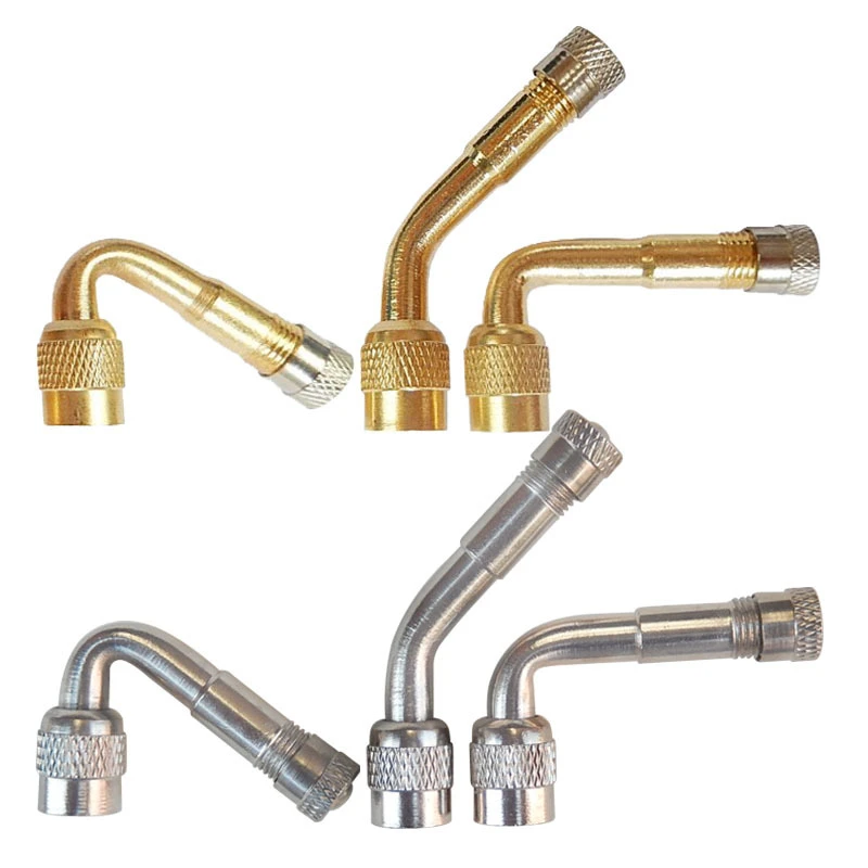 Valve Stem Extenders For Dual Wheels 2 Pcs Tire Valve Adapter 90 Degree