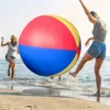 New Outdoor Gmaes Fun Toys Giant Outdoor Beach Ball Colorful PVC Inflatable Ball for Lawn Games School Fun Family Activities 3