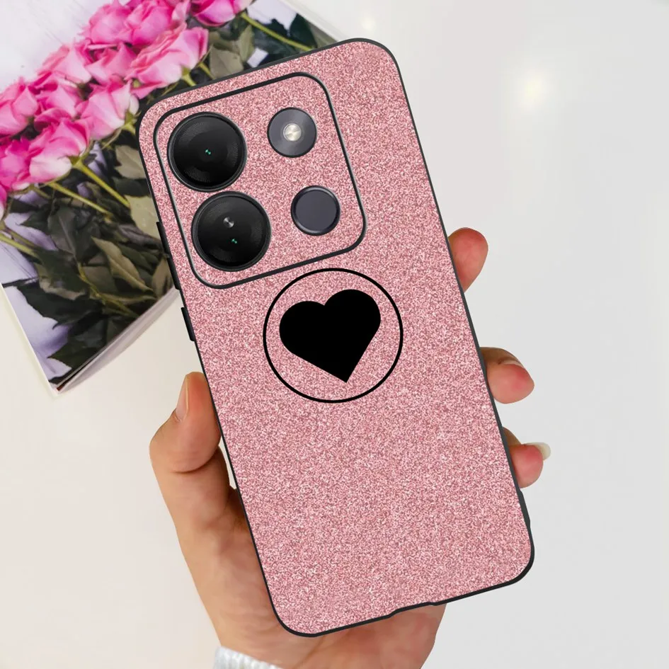 Stylish Patterned Soft Silicone Phone Back Cover