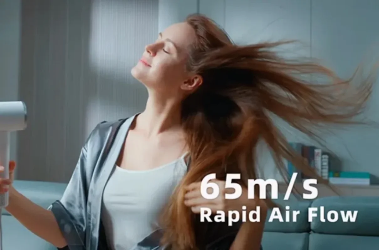 ROIDMI Miro Hair dryer Affordable High speed  67m/s Rapid Air Flow Low Noise Smart Temperature Control 20 Million Negative Ions 5