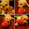 Squeaky Dog Toys Natural Latex Footballs Soft Bouncy Durable For Small Medium Large Dogs Interactive Chew Fetch Play Dog Toy 3