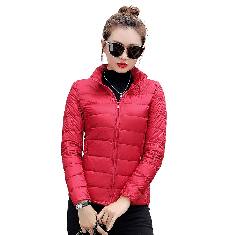 Arazooyi Packable Down Jacket Women Ultralight Camping Hiking Trekking Waterproof Winter Coat Outdoor Windproof Warm Jackets