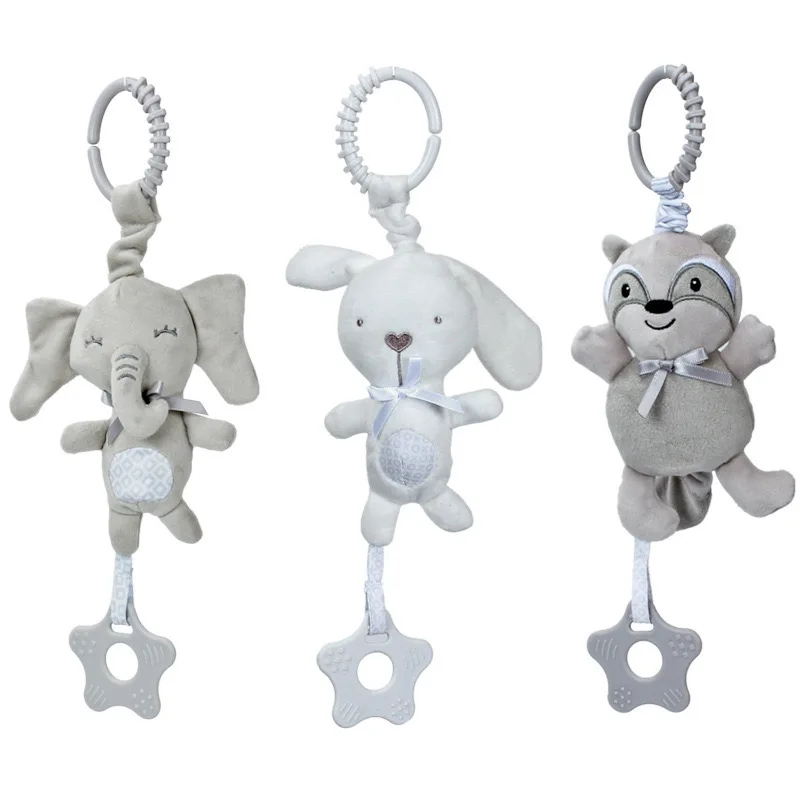 Newborn Baby Sensory Hanging Rattles Soft Early Learning Toys Kids Plush Stroller Infant Car Bed Crib with Teether for Toddlers - Bilde 2