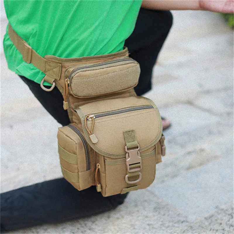 Military Waist Fanny Pack Weapons Tactics Ride Leg Bag For Men Waterproof Drop Utility Thigh Pouch Multi-Purpose Hip Belt