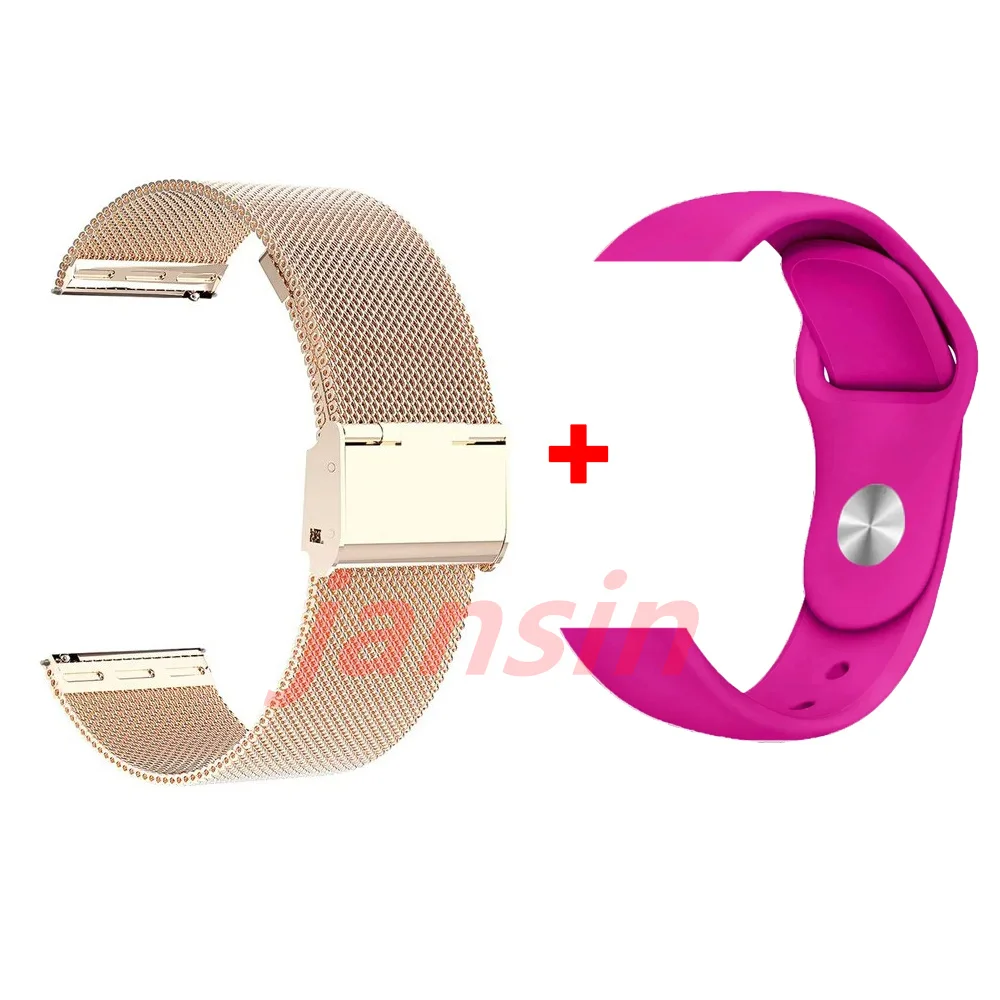 Dual-Pack Metal Watch Strap - 20mm/22mm Replacement Bands