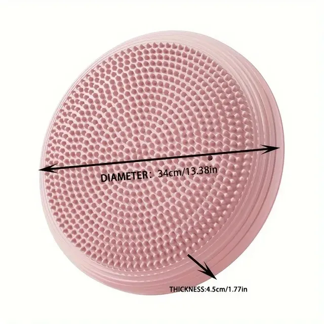 Thickened Yoga Mat Flat Balance Massage Yoga Trainer Exercise Fitness Equipment Shock Absorption Mat For Home Gym Use 3
