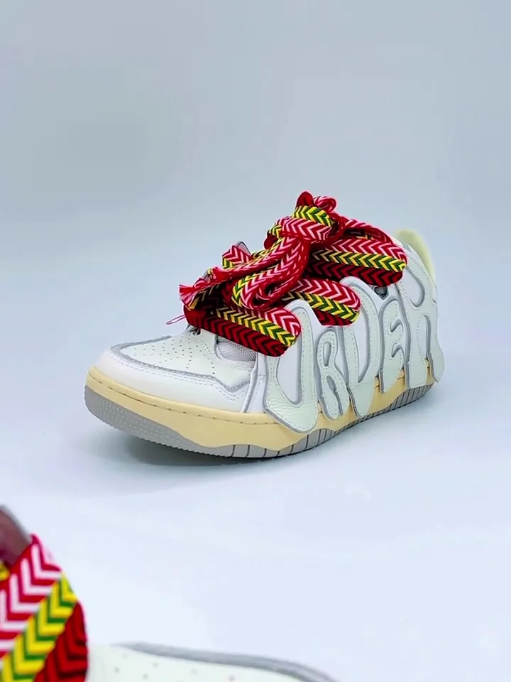 2 Paia Lacci Scarpe Sportive Piatti | Stringhe Larghi 8mm Per Sneakers Air Force 1, Dunk - Resistenti