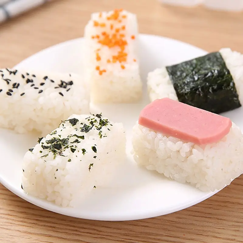 Teko 6 set rice ball mold sushi mold case box press mold nigiri