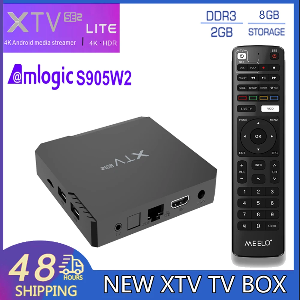 

ТВ-приставка XTV SE2 Lite, 4K, Android, 2 + 8 Гб, Ethernet