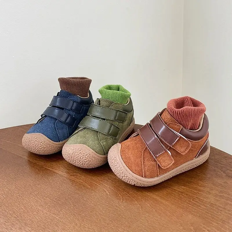 Zapatos antideslizantes de suela blanda para bebé, calzado