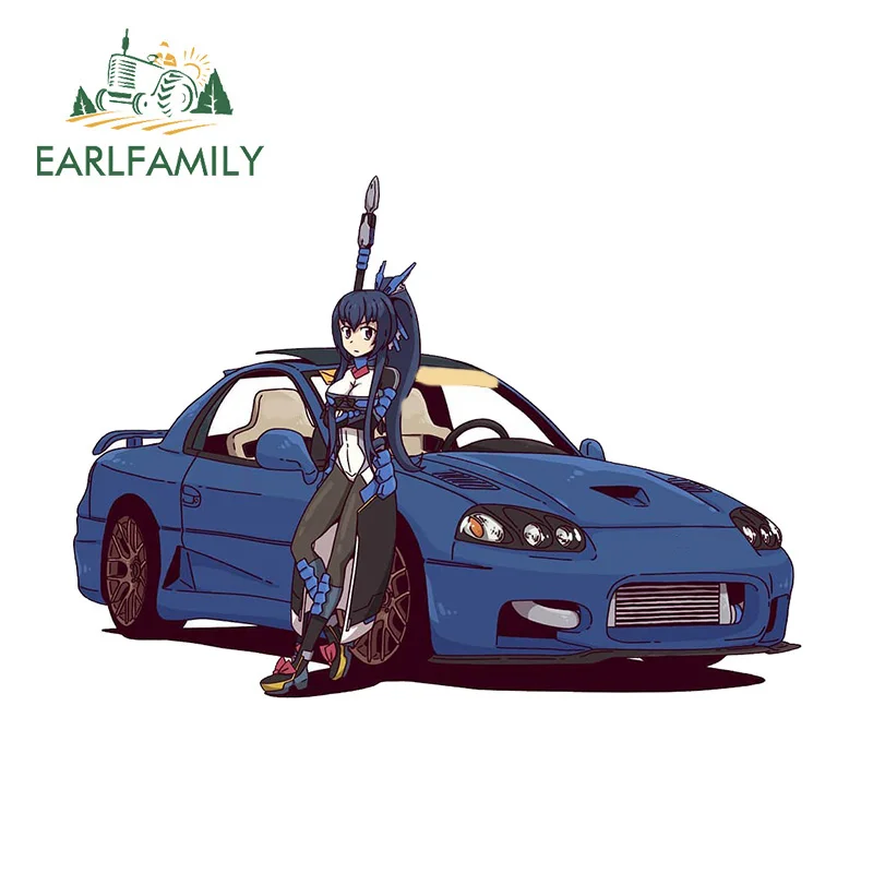 

EARLFAMILY 13 см x 9,3 см для Loli Милая Автомобильная наклейка устойчивая к царапинам наклейка на багажник RV аниме авто внедорожник юмористический JDM автомобильные аксессуары