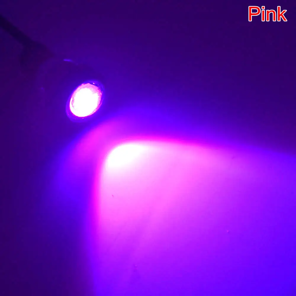 1X Blanco Rojo Azul 18mm 23mm 12V Eagle Eye Luz de Marcha Atrás Bombillas de Marcha Atrás Automóvil Automóvil LED Intermitente Lámpara de Día Impermeable