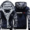 Komatsu Hoodies Men Coat Winter Warm Fleece Komatsu Sweatshirts Jacket 5